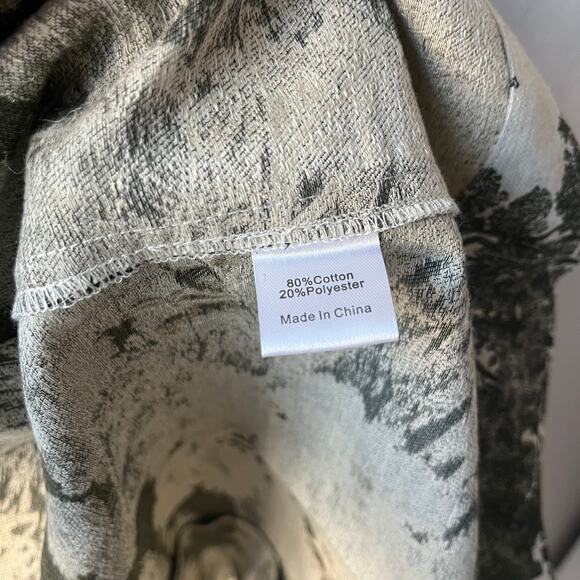 NEW Tuckernuck Dress Middleburg Gray Toile Print Suze Midi Dress Size XS - Picture 9 of 10